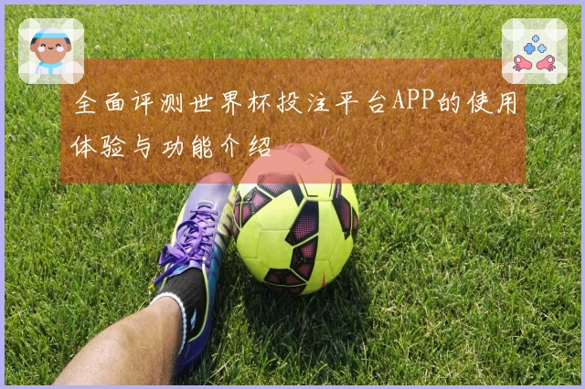 全面评测世界杯投注平台APP的使用体验与功能介绍
